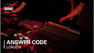 Answer Code Request Boiler Room London Live Set