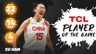 🇨🇳 Xu Han (22 PTS, 14 REB) | TCL Player Of The Game | CHN v CZE | FIBA Women's World Cup 2026 screenshot 1