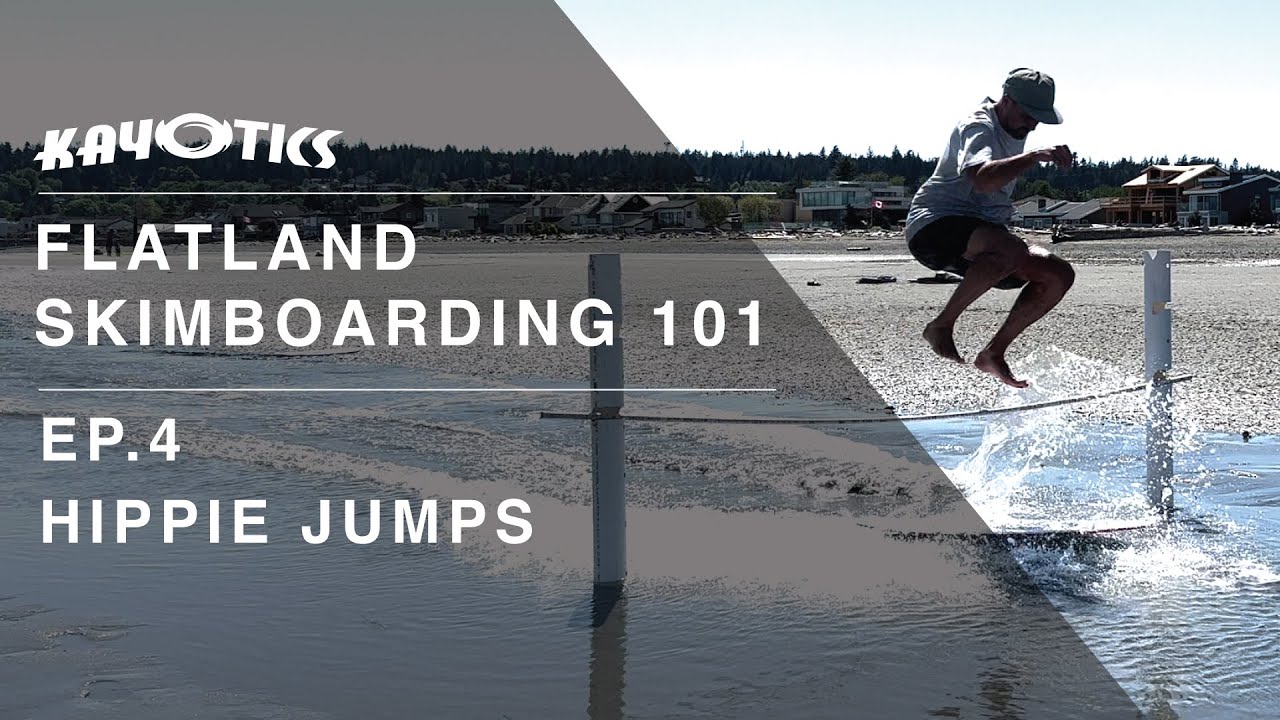 Skimboarding Lessons How to do a Hippie Jump on a skimboard YouTube