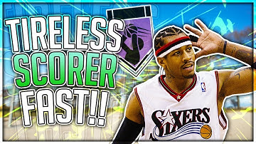 HOW TO GET TIRELESS SCORER BADGE FAST (2018) - NBA 2K18 - Tips & Tricks