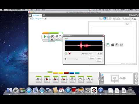 How to import a sound file to an EV3