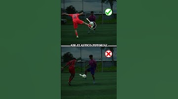 How to do AIR ELASTICO in 1v1 ⚽️.#football #footballskills #soccer #elastico #shorts