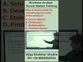 Certified Scrum Master Exam Questions | PSM Exam Questions |  Vijay S Shukla | qbi.in