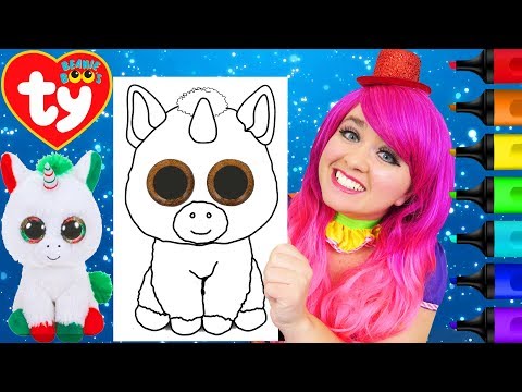 coloring-beanie-boos-candy-cane-unicorn-coloring-page-prismacolor-markers-|-kimmi-the-clown