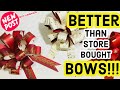 100% HANDMADE!!  Easy Gift Bow Tutorial/ Make Loop Bows/ NEVER EVER BUY ANOTHER BOW OR GIFT BAG!!