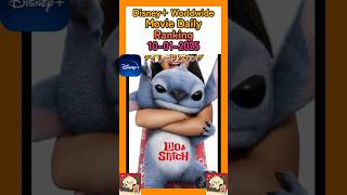 Disney+ Worldwide Movie Daily Ranking – October 1, 2025 #disneyplus #ranking #movie #vod #shorts