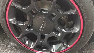 Fiat 500 Twin Air 875cc - front discs and pads (an easy diy job)