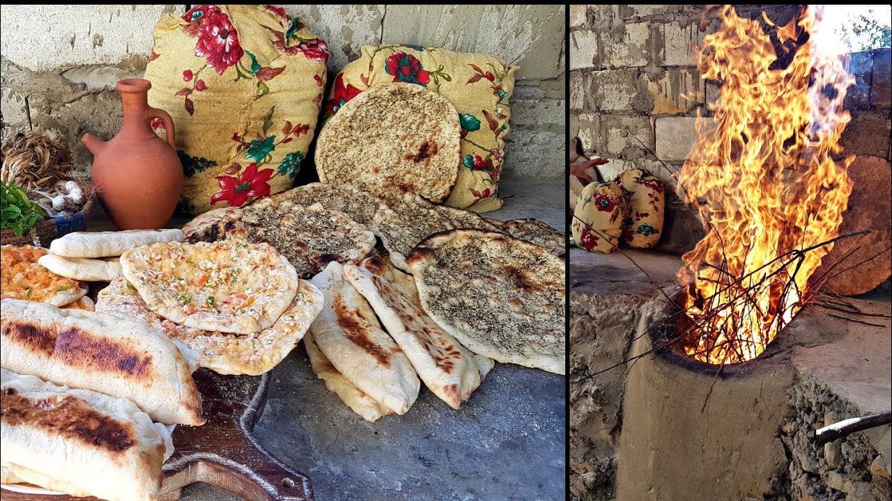 مناقيش التنور من ايام زمان(تراث لبناني رائع) وأحلى صبحية مع اختي وست الحبايب🤗🤗وكيف تم صنع التنور😮