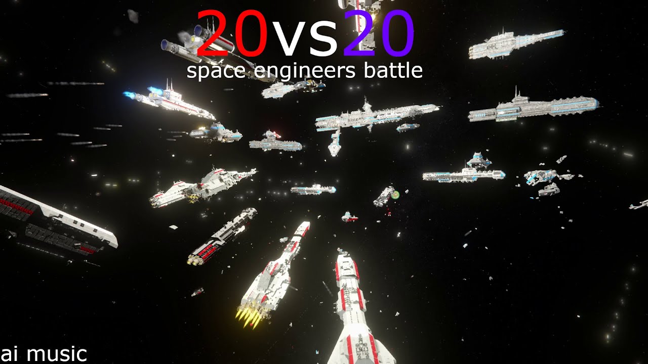 20vs20(Space engineers battle)