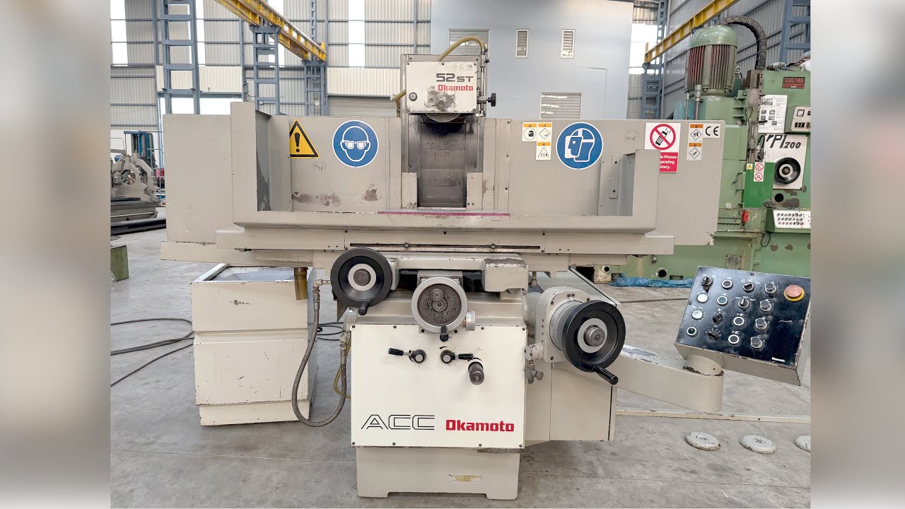 Okamoto (Japan) ACC-52ST Automatic Surface Grinder - Magnet 208 mm