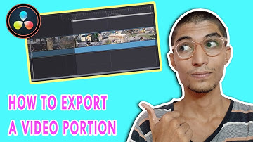 How to export a video portion in davinci resolve 17 | Short Tuts