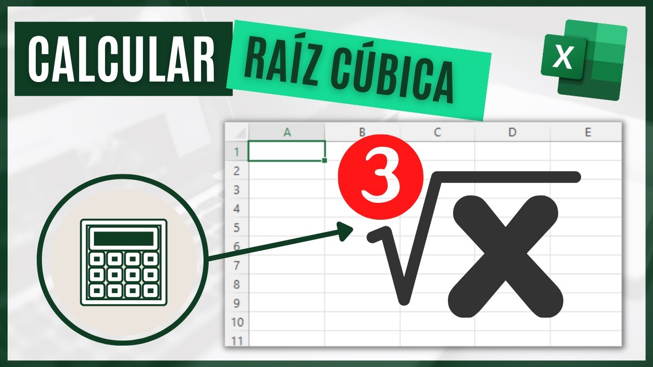 Cómo Calcular La Raiz Cubica En Excel Youtube