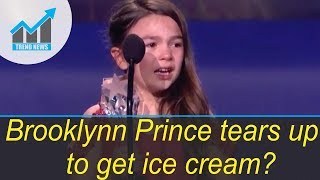 Critics Choice winner Brooklynn Prince tears up, invites fellow nominees to get ice cream