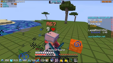 Simple PvP battle-Badlion 1vs1 Build UHC [Unranked]-HaxeReus