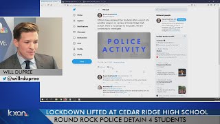 Lockdown lifted at Cedar Ridge High School