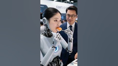 Humanoid Robot Eats Sushi with Chopsticks 🍣 #AIFoodTest #RobotSkills