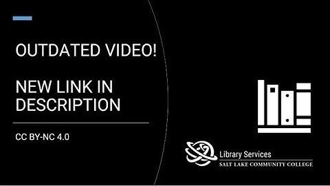 Quick Tips SLCC Libraries Website November 2019