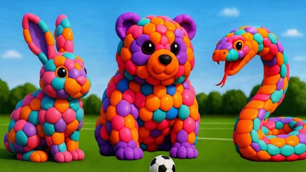 The mascot vibrato assistant panda placed on the football field is popular, co-produced and creative