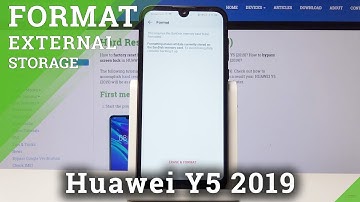 How to Fix Memory Card in HUAWEI Y5 2019 - Format SD Card