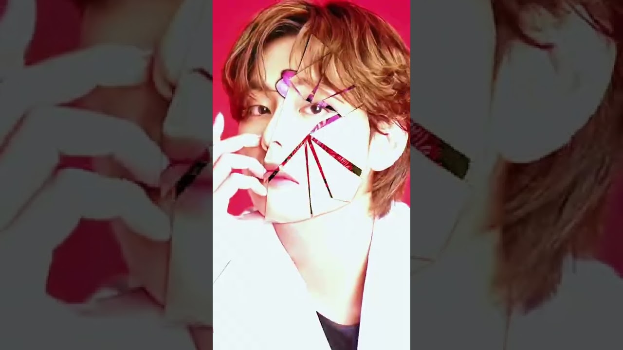 Flower Cracked Face Effect-Edit~Taehyung
