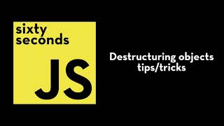 Famous How destructuring objects work (in 60 seconds) Net Worth