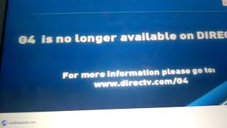 G4 Is No Longer Available On DirecTV