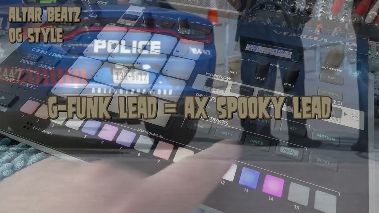 Roland Verselab MV-1 - Dr Dre and Gotye inspired song -  Like I use 2 -  Altar Beatz