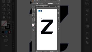 Letter Z Logo Design Tutorial  #logo #adobeillustrator #shorts