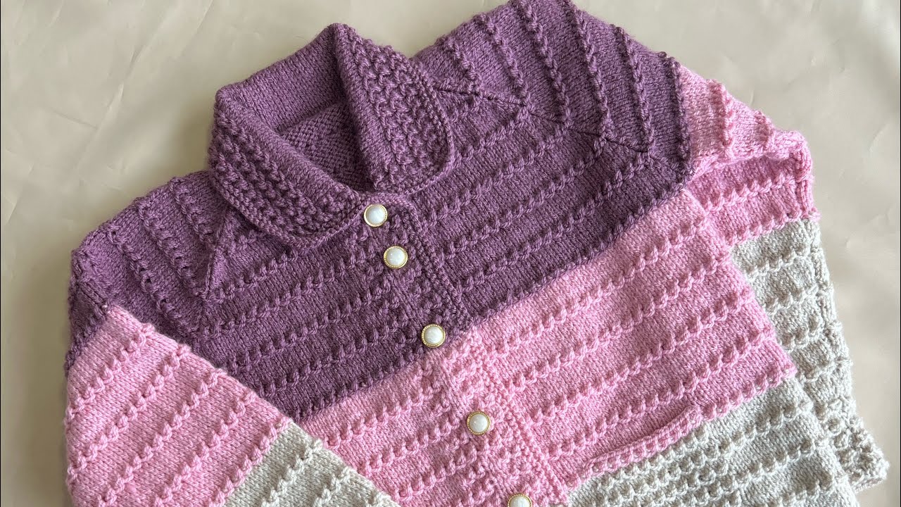 Knitted Jumper Jacket Sweater for Age 4-5 Year Old Kids