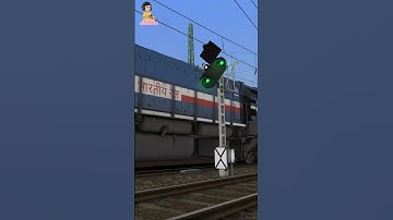 EMD WDP4D Rescue Modern Train | BUMPY RAILROAD | Train Simulator | ATG #shorts #train #atgtrain