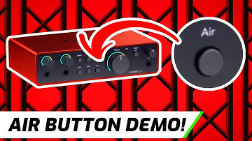 What Does The Air Button Do? | Scarlett 2i2 (4th Gen)