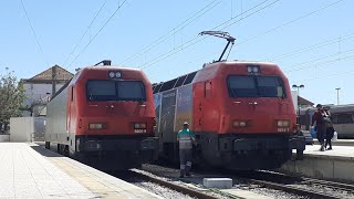 Trains at Faro Station
