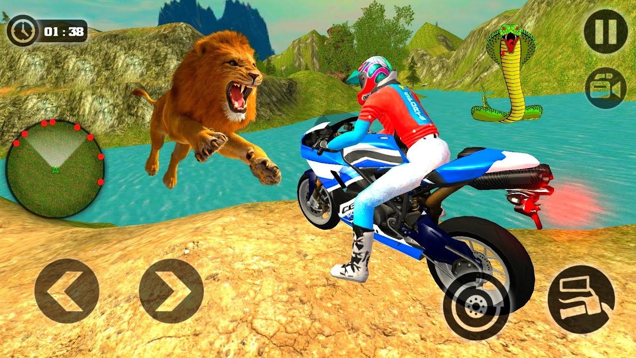 Uphill Offroad Motorbike Rider Gameplay Bike Game Offroad
