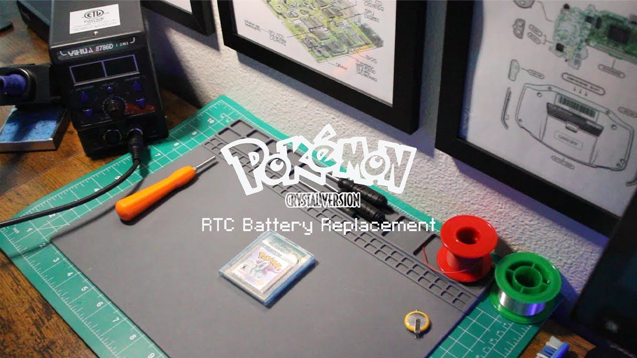 Pokemon Save Battery Replacement - YouTube