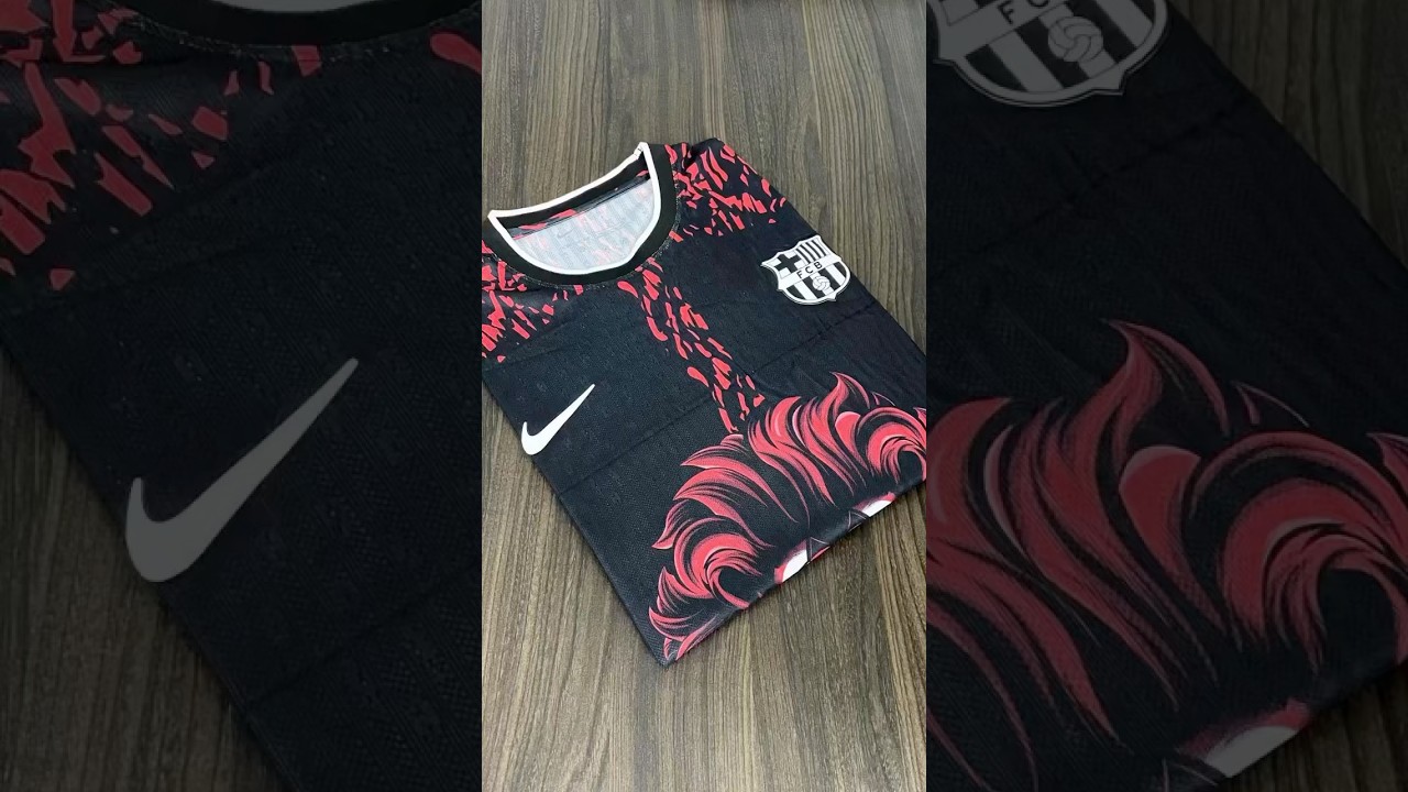 FC Barcelona 24-25 Red Lion Special Kit Football Jersey 🔥 New Soccer Shirt