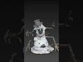 Horror Snowman Monster 3D Model  - High-Fidelity PBR Hero Asset (4K Textures)