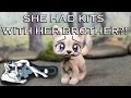 SHE HAD KITS WITH HER BROTHER?