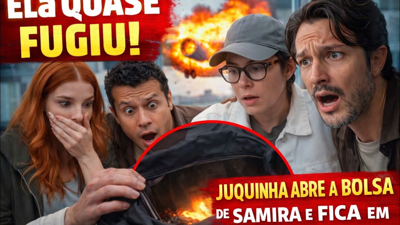 TRÊS GRAÇAS Resumo (05/03/26)Ela Quase Fugiu! Juquinha Abre a Bolsa de Samira e Fica em Choque!