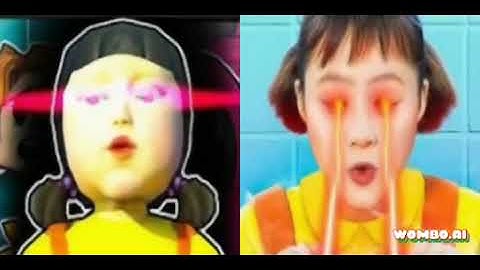 Every Squid Game Doll Singing🎤 Numa Numa (DeepFake)