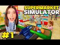 IL MIO NUOVO LAVORO ma SCAMMO e MALTRATTO I CLIENTI! SUPERMARKET SIMULATOR #1