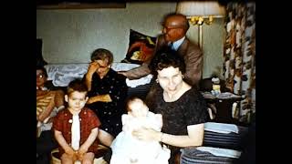 1958 Baby Carolyn Bluhm w Dell & Will Marsden, Louise Harry Marguerite Reynold Dorthy Graham Karla