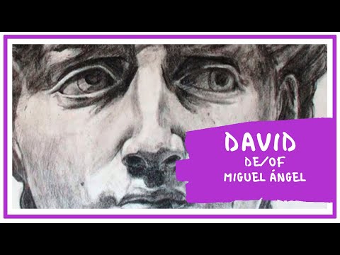 I draw the DAVID by Michelangelo | Drawing a classic with BLACK PENCIL on A4 | SpeedDrawing portrait