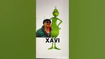 Transformando al Grinch en Xavi #ladiabla #xavi #grinch