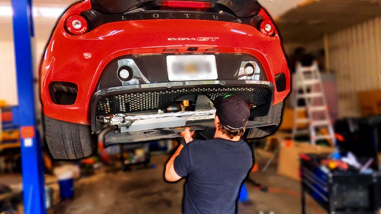 PREPPING THE LOTUS FOR THE NEXT RALLY! (Making my 2020 Lotus Evora GT Straight Pipe)