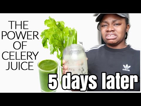 I DRANK CELERY JUICE FOR 5 DAYS AND MY SKIN IS GLOWING