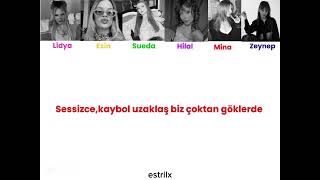 MANİFEST RÜYA Speed Up Renk kodlu sözler 