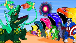 Top Godzilla Tournament on Monsterverse: EVOLUTION Bloop, Skull Rainbow Ghidorah & Kong Compassion!