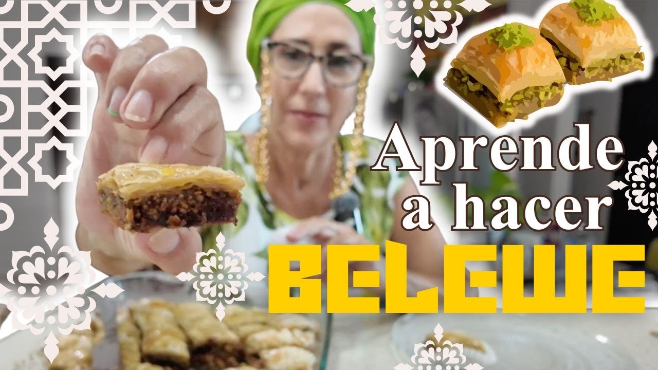 ✅ Prepara Belewe/Baklava en CASA con esta Receta | Dulces Arabes 🤩
