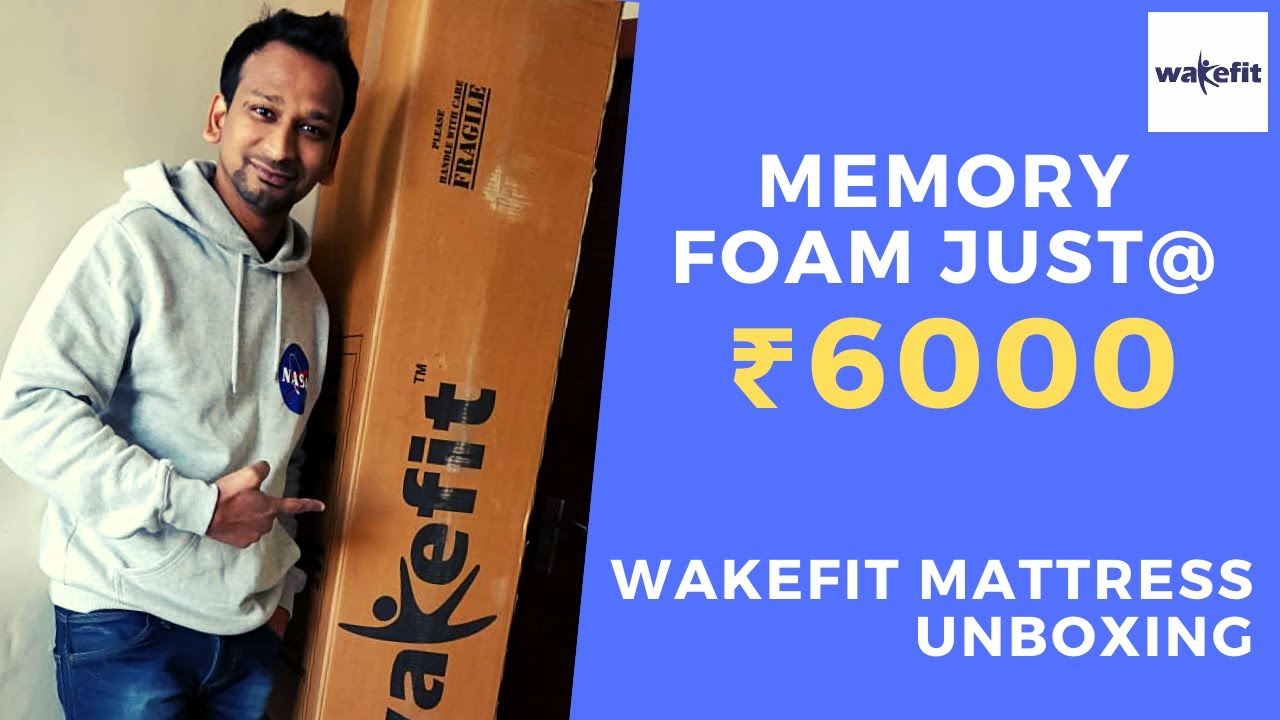 Wakefit Orthopedic Memory Foam Mattress Unboxing | Honest ...