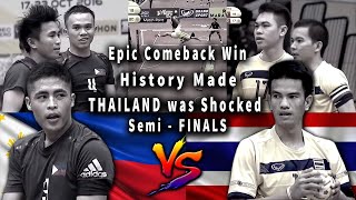 Sepak Takraw - PHILIPPINES VS THAILAND ! Intense and Epic Match up ! HISTORY MADE !